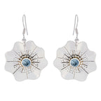 Blue-topaz-Australian-Abigail-Solitaire-Dangle-Blue-925-Sterling-Silver-Earring