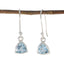 Blue-Topaz-Russian-Aria-Solitaire-Dangle-Blue-Silver-Earring