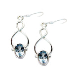 Blue-Topaz-German-Dayana-Solitaire-Dangle-Blue-Silver-Earring