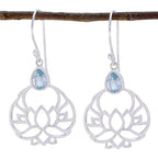 Blue-topaz-Latin-American-Li-Lee-Solitaire-Dangle-Blue-Silver-Earring