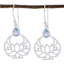 Blue-topaz-Latin-American-Li-Lee-Solitaire-Dangle-Blue-Silver-Earring