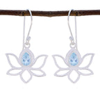 Blue-topaz-German-Mei-Solitaire-Dangle-Blue-Silver-Earring