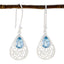 Blue-topaz-Mexican-Ivy-Solitaire-Dangle-Blue-925-Silver-Earring