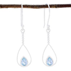 Blue-Topaz-American-Isabella-Solitaire-Dangle-Blue-Sterling-Silver-Earring