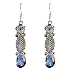 Blue-topaz-Latin-American-Nayara-Solitaire-Dangle-Blue-925-Silver-Earring
