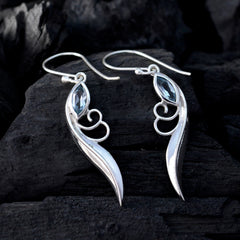 Blue-Topaz-Japanese-Ivana-Solitaire-Dangle-Blue-925-Sterling-Silver-Earring