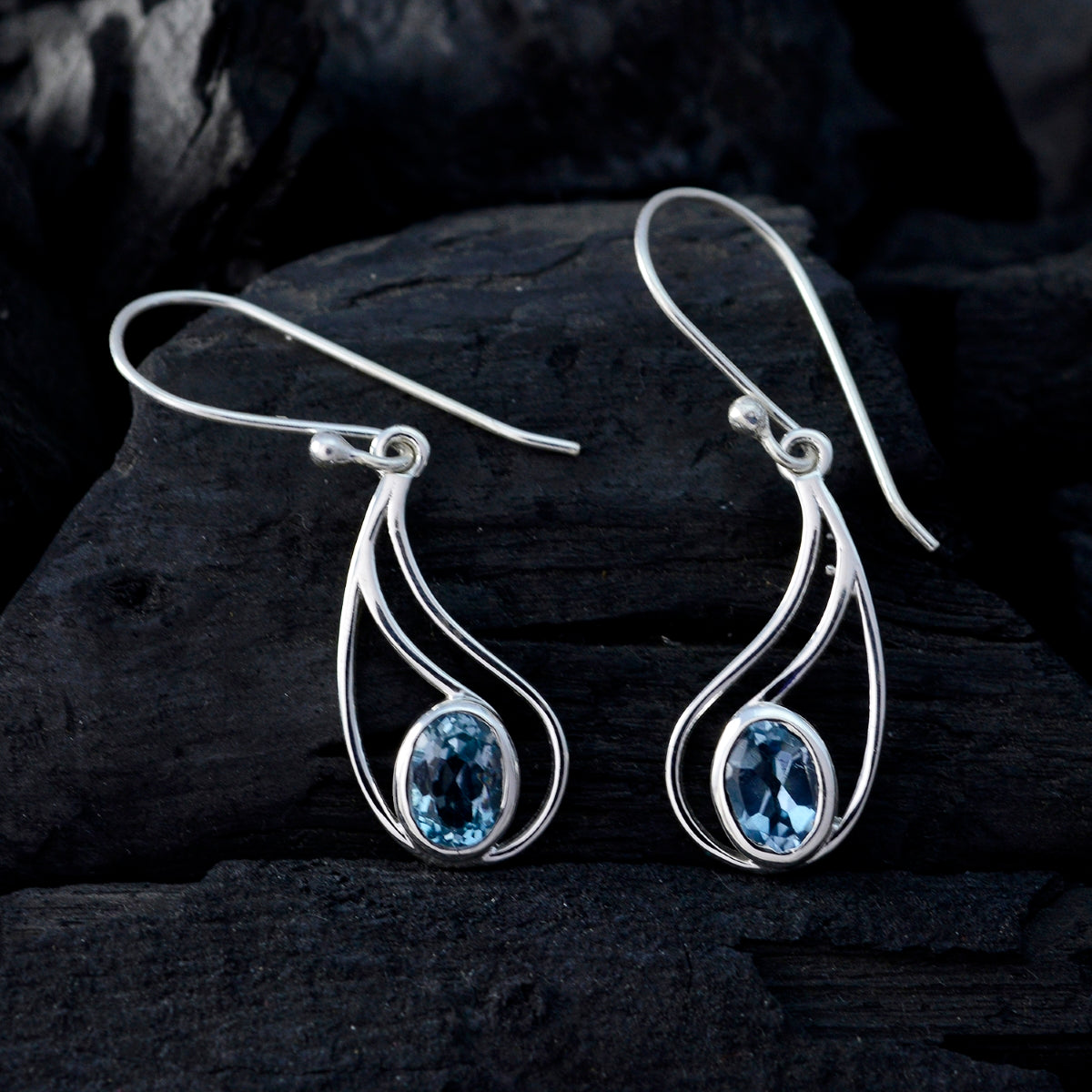 Blue-Topaz-Italian-Julia-Solitaire-Dangle-Blue-925-Silver-Earring