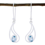 Blue-Topaz-Italian-Julia-Solitaire-Dangle-Blue-925-Silver-Earring