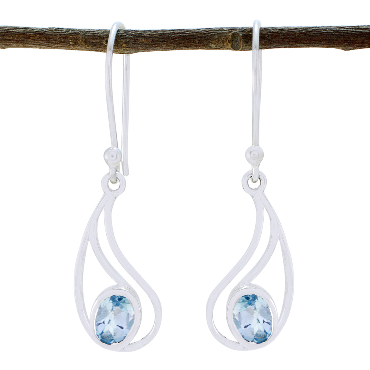 Blue-Topaz-Italian-Julia-Solitaire-Dangle-Blue-925-Silver-Earring