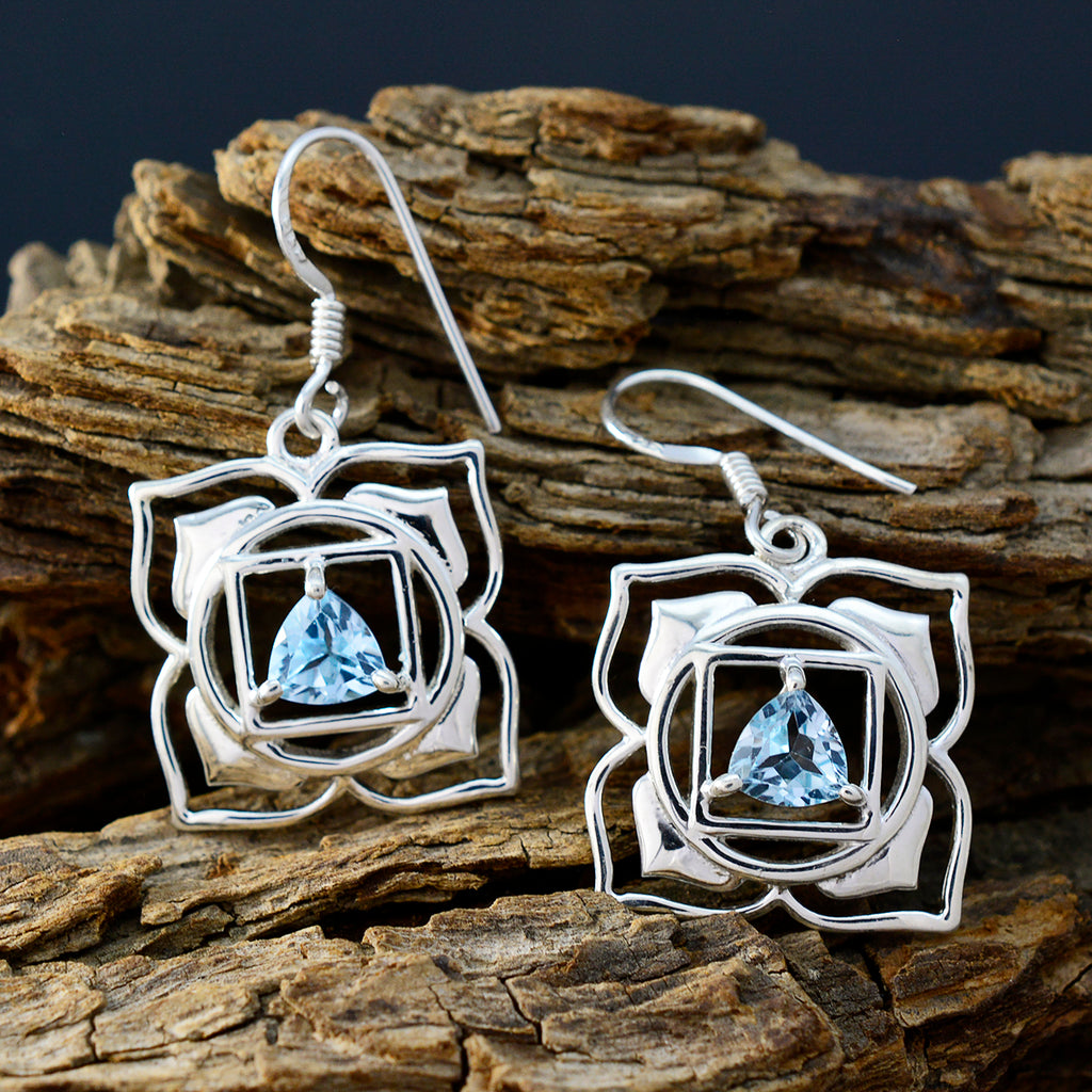 Blue-Topaz-Australian-Lorena-Solitaire-Dangle-Blue-925-Silver-Earring