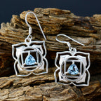 Blue-Topaz-Australian-Lorena-Solitaire-Dangle-Blue-925-Silver-Earring