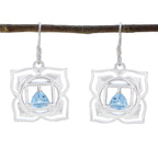 Blue-Topaz-Australian-Lorena-Solitaire-Dangle-Blue-925-Silver-Earring