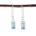 Blue-Topaz-African-Lea-Solitaire-Dangle-Blue-92.5-Silver-Earring