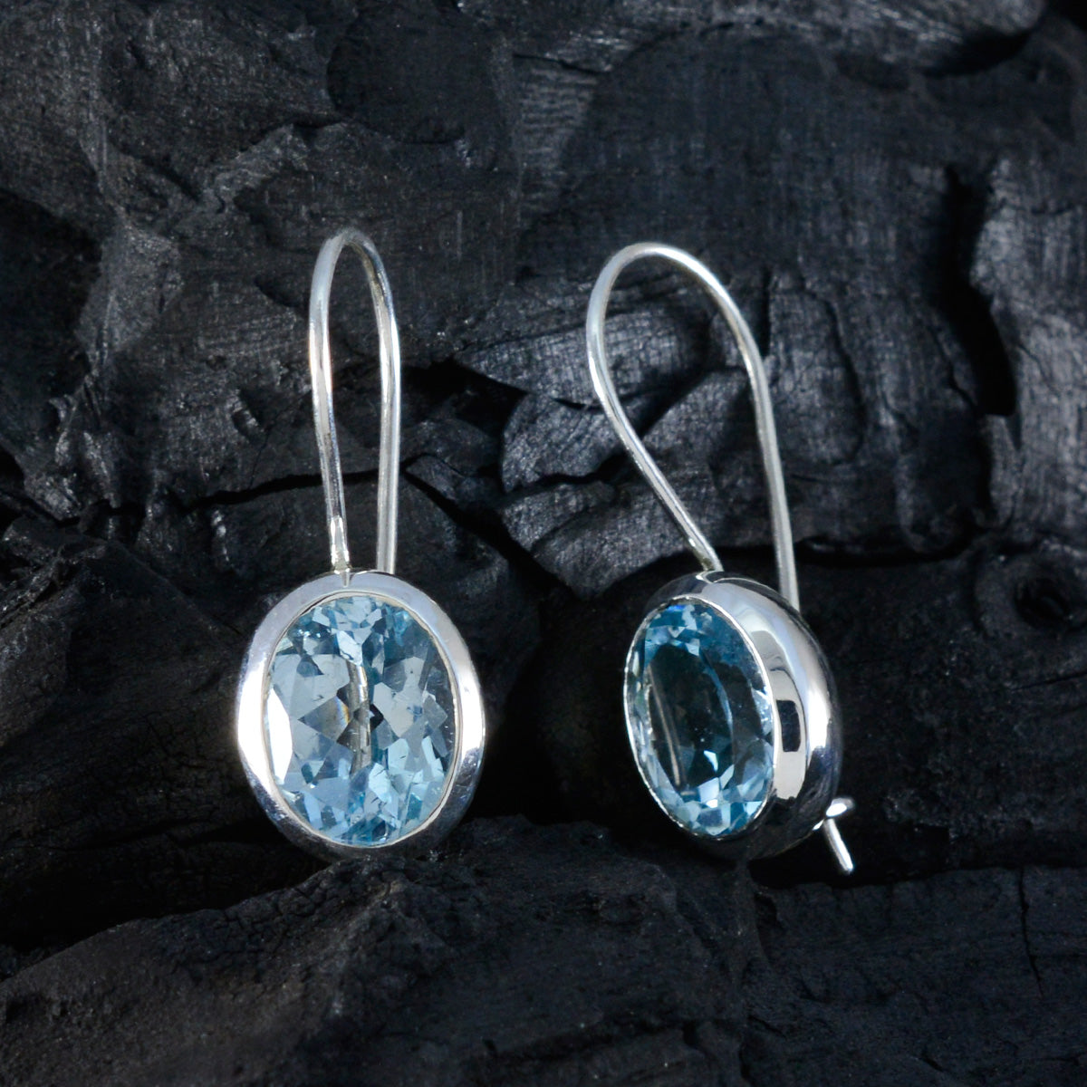 Blue-Topaz-Latin-American-Lucia-Solitaire-Dangle-Blue-925-Sterling-Silver-Earring