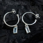 Blue-Topaz-Japanese-Scarlett-Solitaire-Dangle-Blue-925-Silver-Earring