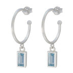 Blue-Topaz-Japanese-Scarlett-Solitaire-Dangle-Blue-925-Silver-Earring