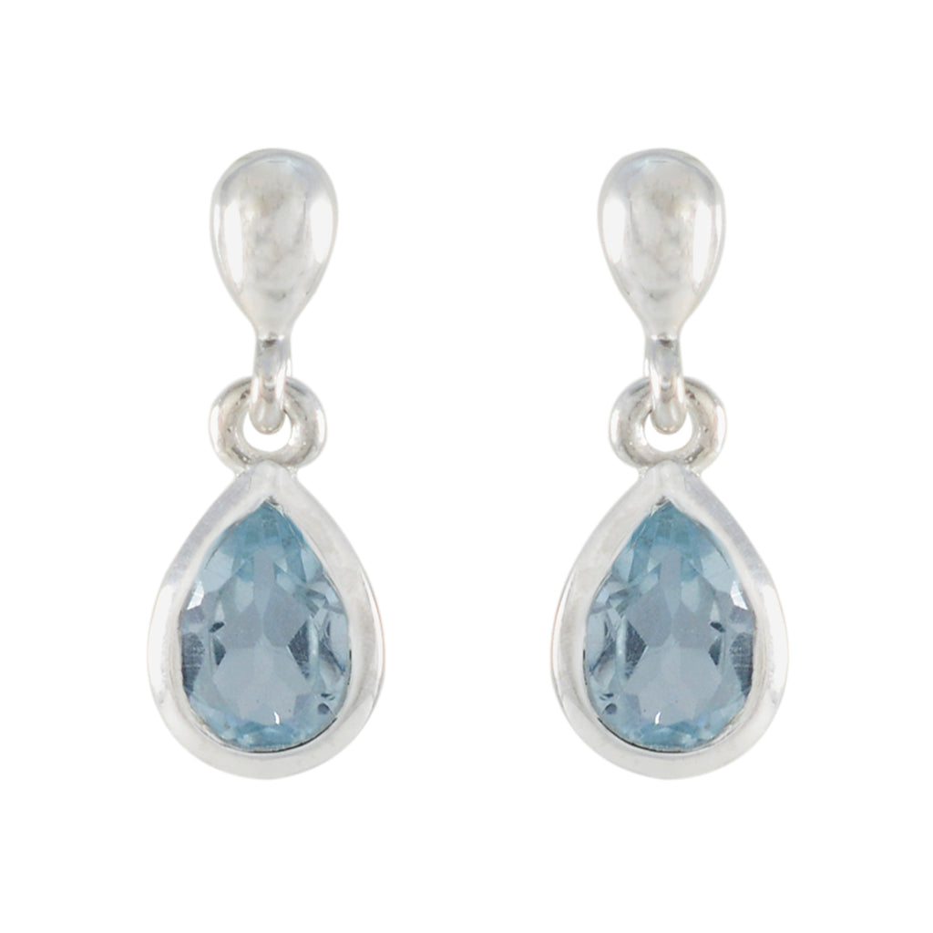 Blue-Topaz-Russian-Zoe-Solitaire-Stud-Blue-92.5-Silver-Earring