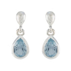 Blue-Topaz-Russian-Zoe-Solitaire-Stud-Blue-92.5-Silver-Earring