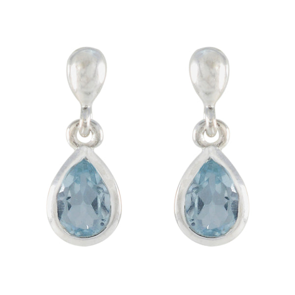 Blue-Topaz-Russian-Zoe-Solitaire-Stud-Blue-92.5-Silver-Earring