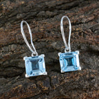 Blue-Topaz-German-María-Solitaire-Dangle-Blue-Sterling-Silver-Earring