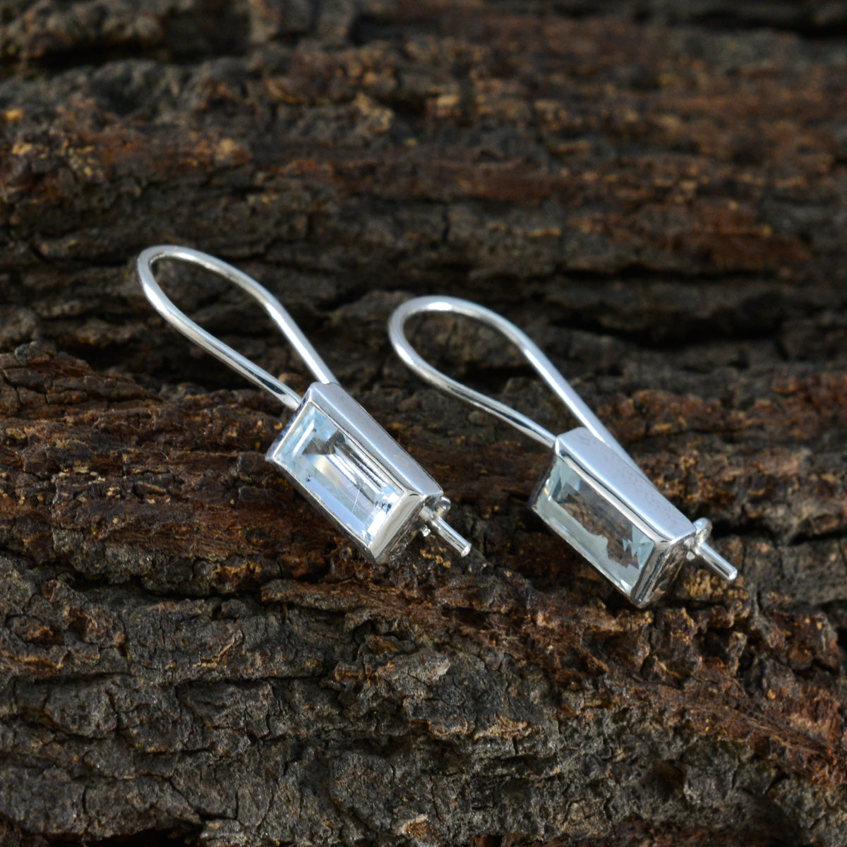 Blue-Topaz-Latin-American-Yan-Solitaire-Dangle-Blue-925-Silver-Earring