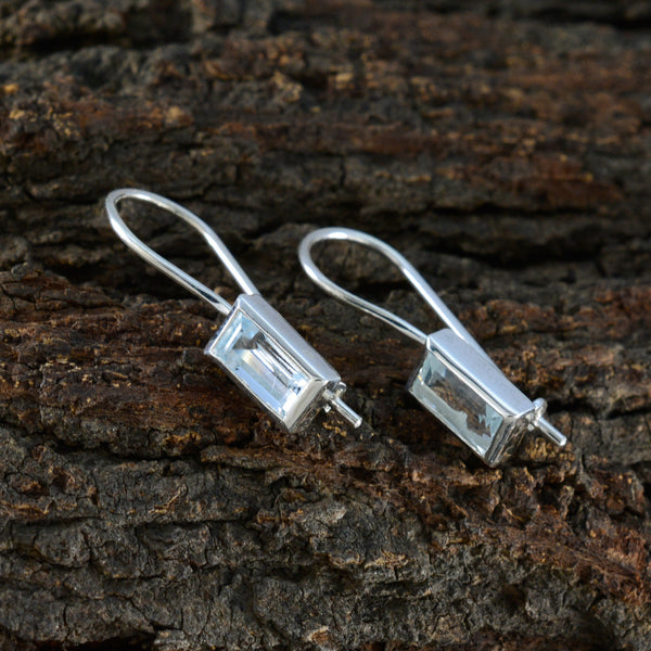 Blue-Topaz-Latin-American-Yan-Solitaire-Dangle-Blue-925-Silver-Earring