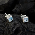 Blue-Topaz-Korean-Noelia-Solitaire-Stud-Blue-Silver-Earring