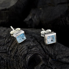 Blue-Topaz-Korean-Noelia-Solitaire-Stud-Blue-Silver-Earring