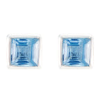 Blue-Topaz-Korean-Noelia-Solitaire-Stud-Blue-Silver-Earring