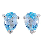 Blue-Topaz-Middle-Eastern-Rebeca-Solitaire-Stud-Blue-Sterling-Silver-Earring