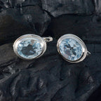 Blue-Topaz-American-Florencia-Solitaire-Stud-Blue-Sterling-Silver-Earring