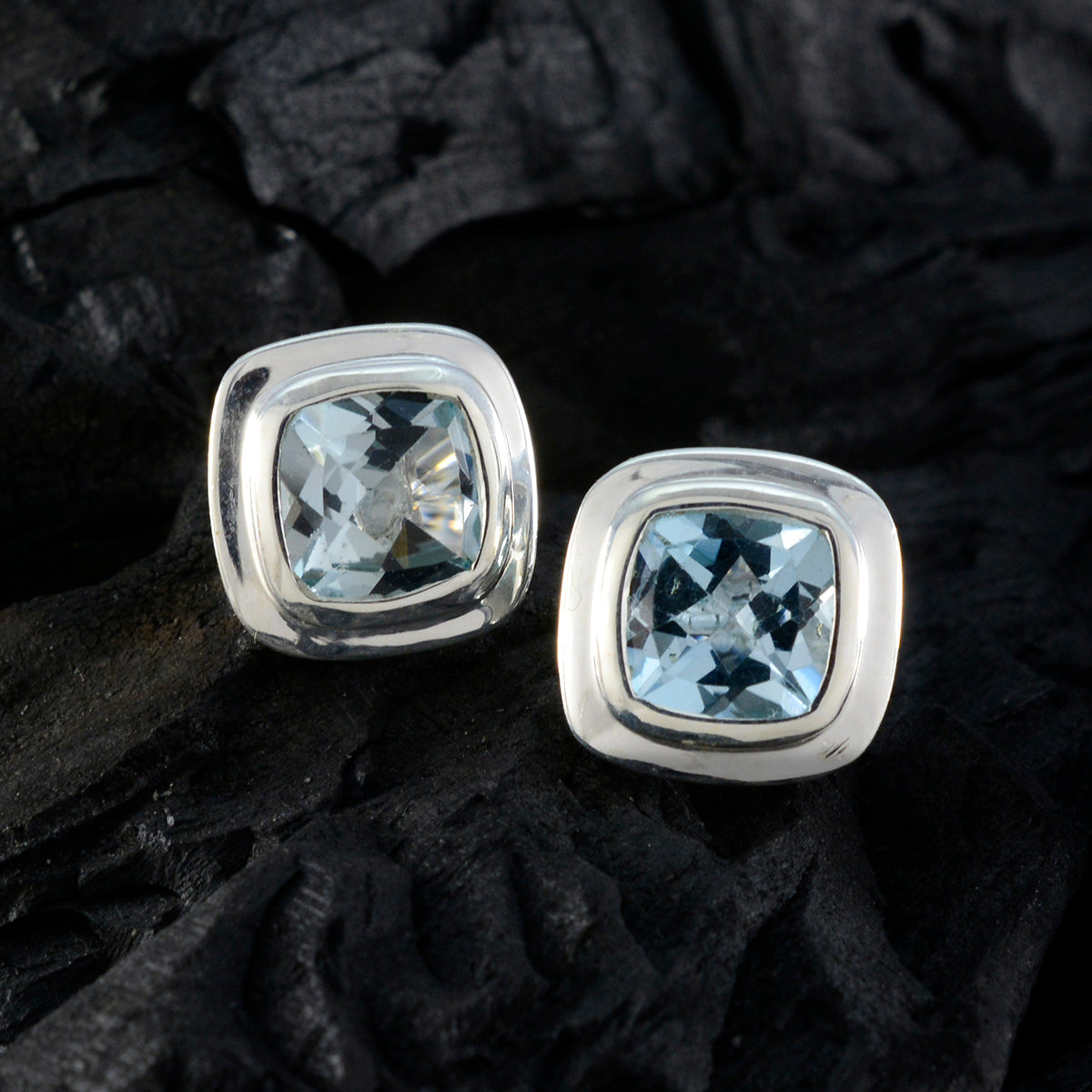 Blue-Topaz-Russian-Valentina-Solitaire-Stud-Blue-Sterling-Silver-Earring