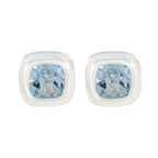 Blue-Topaz-Russian-Valentina-Solitaire-Stud-Blue-Sterling-Silver-Earring