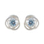 Blue-Topaz-Indian-Ayesha-Solitaire-Stud-Blue-Silver-Earring