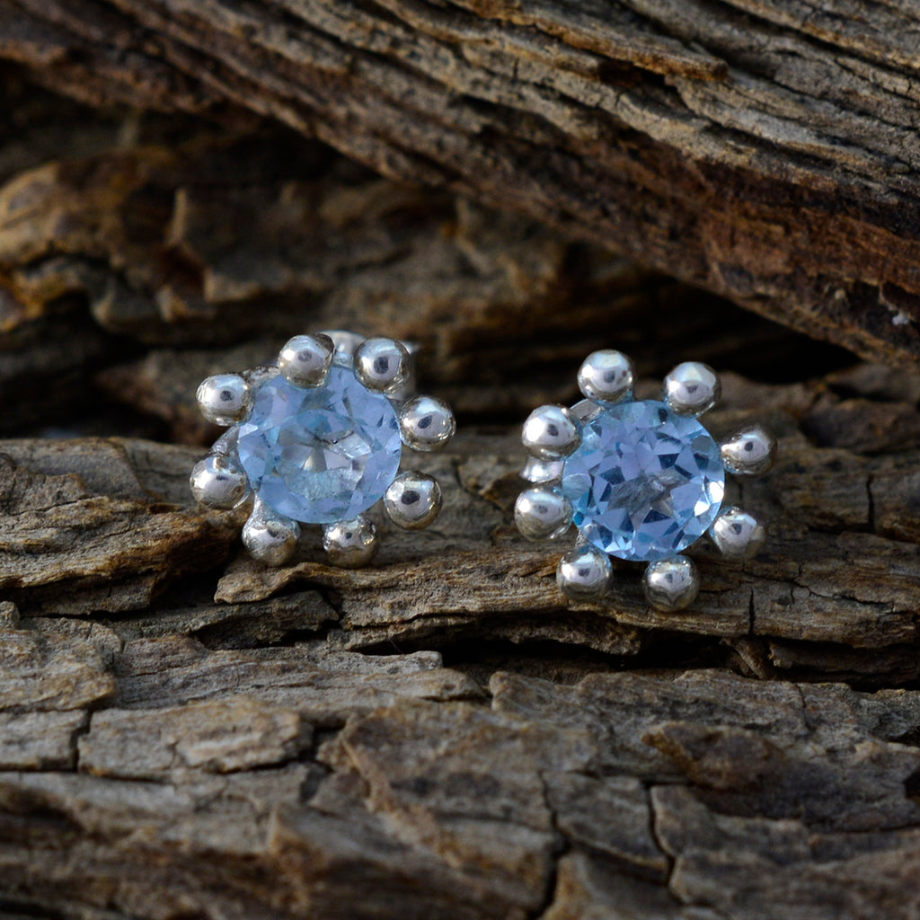 Blue-topaz-American-Elena-Solitaire-Stud-Blue-Sterling-Silver-Earring
