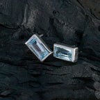 Blue-Topaz-Korean-Giulia-Solitaire-Stud-Blue-925-Silver-Earring