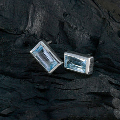 Blue-Topaz-Korean-Giulia-Solitaire-Stud-Blue-925-Silver-Earring