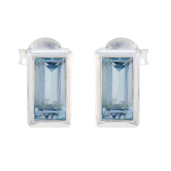 Blue-Topaz-Korean-Giulia-Solitaire-Stud-Blue-925-Silver-Earring