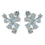 Blue-Topaz-German-Genesis-multiple-Stud-Blue-92.5-Silver-Earring