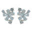 Blue-Topaz-German-Genesis-multiple-Stud-Blue-92.5-Silver-Earring