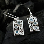 Blue-topaz-Korean-Aaliyah-multiple-Dangle-Blue-Silver-Earring