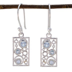 Blue-topaz-Korean-Aaliyah-multiple-Dangle-Blue-Silver-Earring