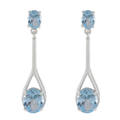 Blue-Topaz-Korean-Ji-eun-Toi-et-Moi-Stud-Blue-Sterling-Silver-Earring