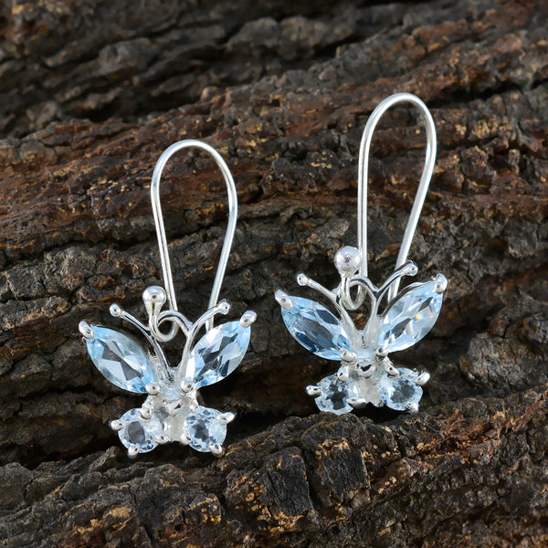 Blue-topaz-Egyptian-Luna-multiple-Dangle-Blue-925-Silver-Earring