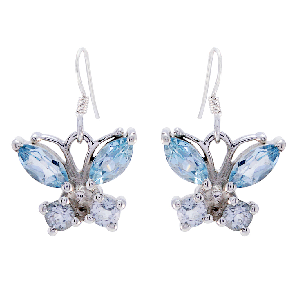 Blue-topaz-Egyptian-Luna-multiple-Dangle-Blue-925-Silver-Earring