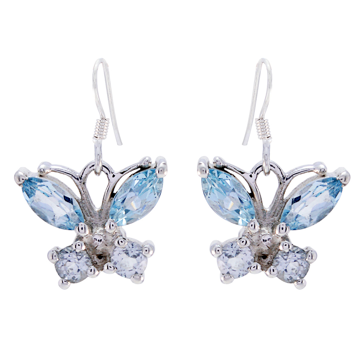 Blue-topaz-Egyptian-Luna-multiple-Dangle-Blue-925-Silver-Earring