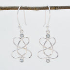 Blue-Topaz-Moroccan-Abigail-multiple-Dangle-Blue-Silver-Earring