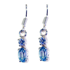 Blue-Topaz-Egyptian-Addison-multiple-Dangle-Blue-Silver-Earring