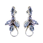 Blue-topaz-Egyptian-Greta-multiple-Stud-Blue-92.5-Silver-Earring