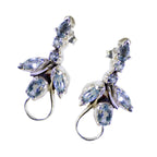 Blue-topaz-Egyptian-Greta-multiple-Stud-Blue-92.5-Silver-Earring